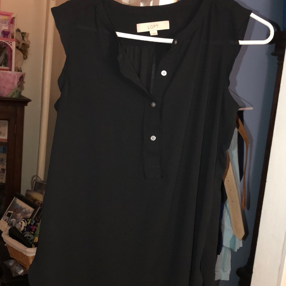 Loft sheer blouse